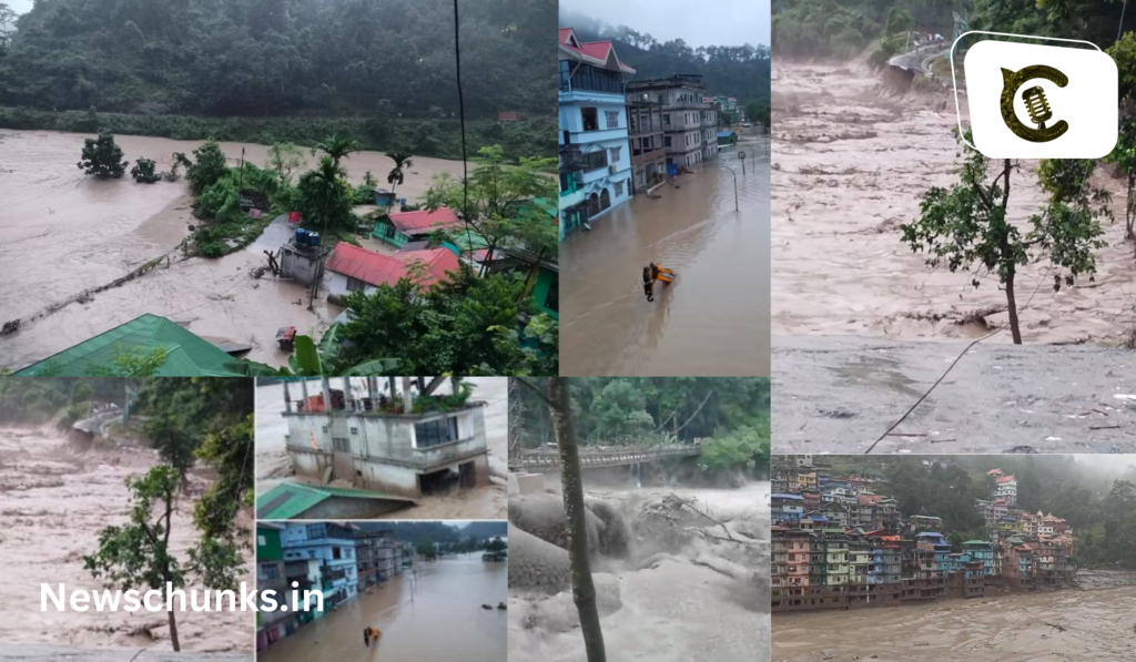 Flood caused by cloud burst in Sikkim: सिक्किम में बादल फटने से आई बाढ़, 23 जवान लापता, सर्च ऑपरेशन जारी