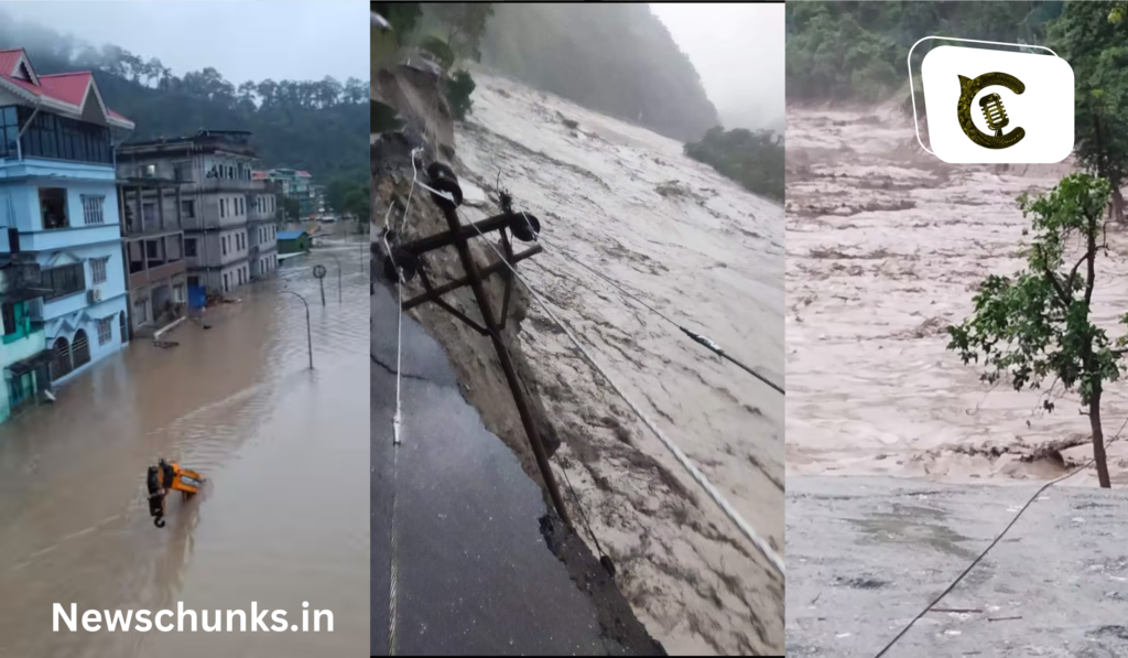Flood caused by cloud burst in Sikkim: सिक्किम में बादल फटने से आई बाढ़, 23 जवान लापता, सर्च ऑपरेशन जारी