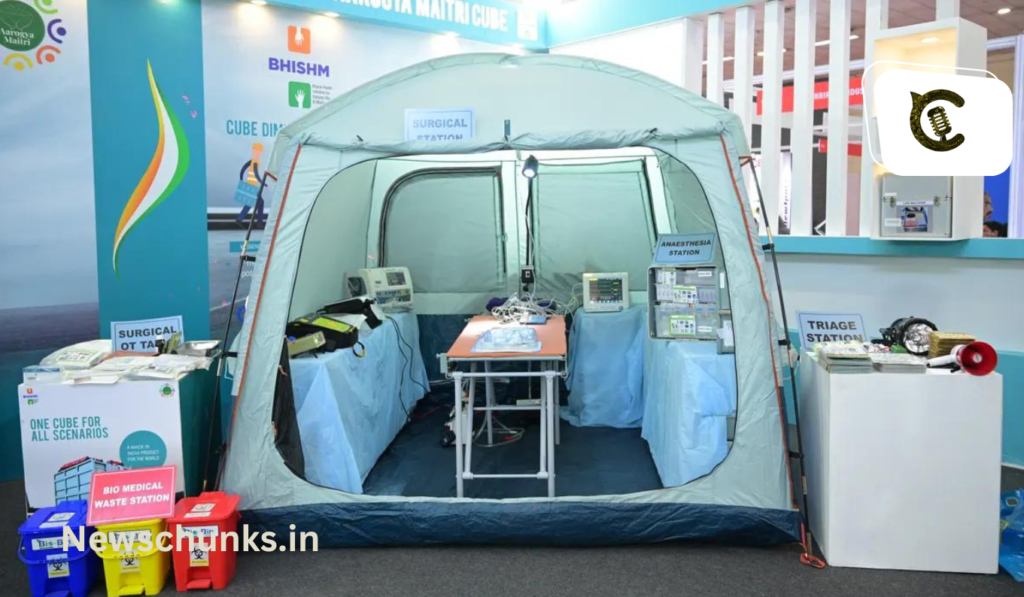 World Smallest Hospital in Ayodhya: अयोध्या पहुंचा दुनिया का पहला पोर्टेबल हॉस्पिटल, मिनटों में होगा तैयार
