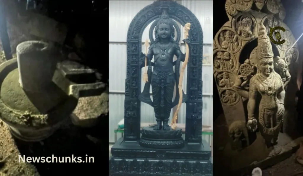 Statue of Lord Vishnu found in Krishna river: नदी में मिली, अयोध्या के राम लला जैसी भगवान विष्णु की मूर्ति, पूजा के लिए लोगों की लगी लाइन